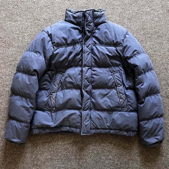 Denim & Supply Ralph Lauren Vintage Blue Puffer Down Jacket size XL - Picture 1 of 11